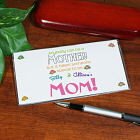 Anybody Can Be A Mother Personalized Checkbook Cover